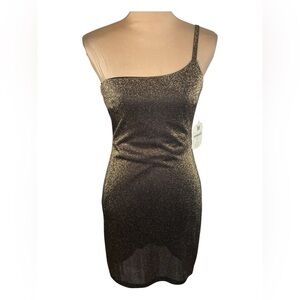 Altar’d‎ State Sparkling One-Shoulder Dress NWT Small